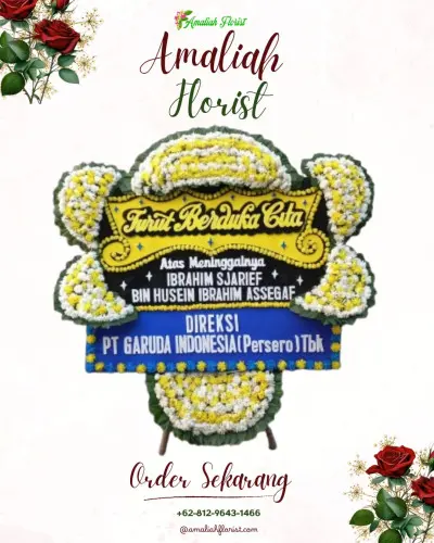 Papan Bunga Duka di Kutoanyar