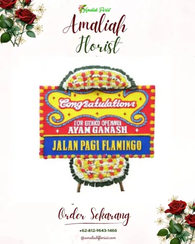Bunga Papan Congratulation di Kutoanyar